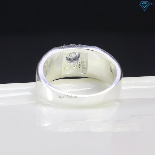 Nhẫn nam bạc đơn giản nhám 2 bên NNA0557 - Trang sức TNJ