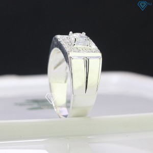 Nhẫn bạc nam đính đá đơn giản NNA0560 - Trang sức TNJ