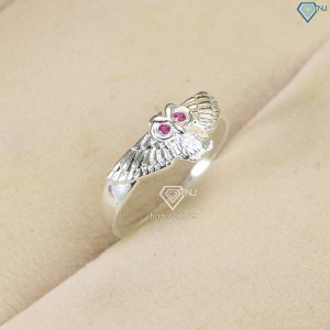 Nhẫn bạc nam mặt cú mèo ngón út NNA0570 - Trang sức TNJ