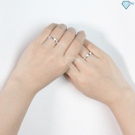 Nhẫn đôi bạc nhẫn cặp bạc đẹp ND0156 - Trang Sức TNJ