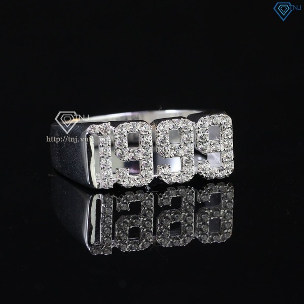 Nhẫn bạc nam năm sinh theo yêu cầu NNA0574 - Trang Sức TNJ