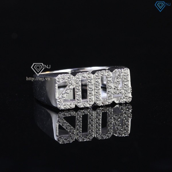 Nhẫn bạc nam năm sinh theo yêu cầu NNA0574 - Trang Sức TNJ