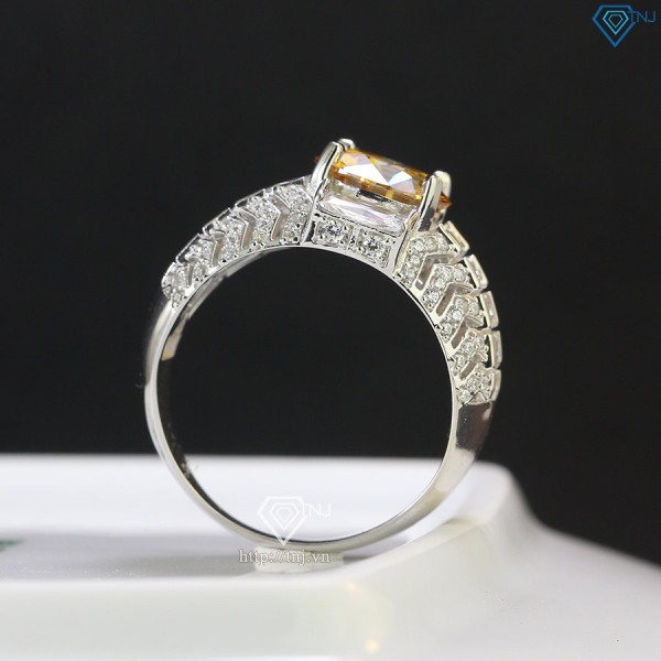 Nhẫn nam đính kim cương Moissanite vàng 10mm  NNAM0010