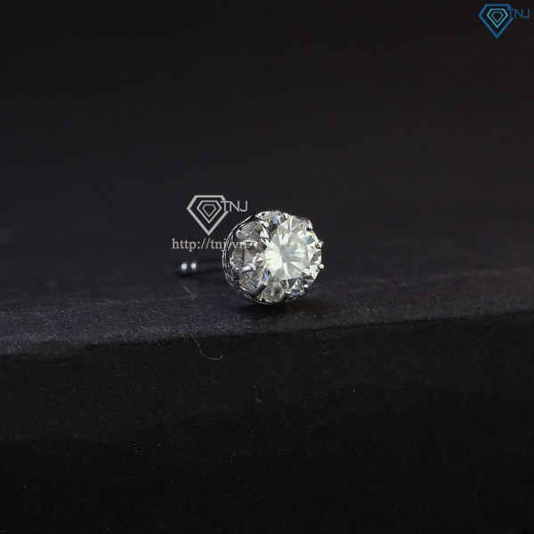 Bông tai nụ nam đính kim cương Moissanite BTAM0017 - Trang Sức TNJ