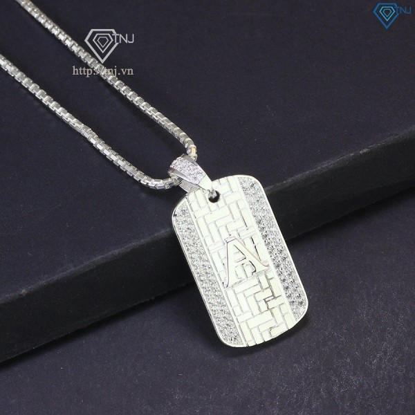 Dây chuyền Dogtag chữ cái theo yêu cầu DCA0131 - Trang sức TNJ