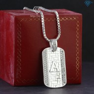 Dây chuyền Dogtag chữ cái theo yêu cầu DCA0131 - Trang sức TNJ