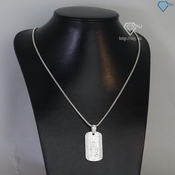 Dây chuyền Dogtag chữ cái theo yêu cầu DCA0131 - Trang sức TNJ