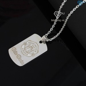 Dây chuyền Dogtag thẻ bài bằng bạc cho nam khắc tên theo yêu cầu DCA0070 - Trang sức TNJ