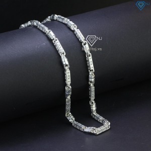 Dây chuyền bạc nam họa tiết trái tim DCK0114 - Trang Sức TNJ