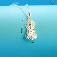 Dây chuyền Phật Bà Quan Âm cho nữ đính đá DCN0715 - Trang Sức TNJ