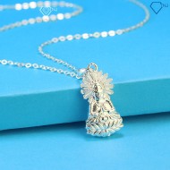 Dây chuyền Phật Bà Quan Âm cho nữ đính đá DCN0715 - Trang Sức TNJ