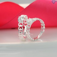 Nhẫn đôi bạc nhẫn cặp bạc đẹp cho đôi bạn thân ND0214 - Trang Sức TNJ