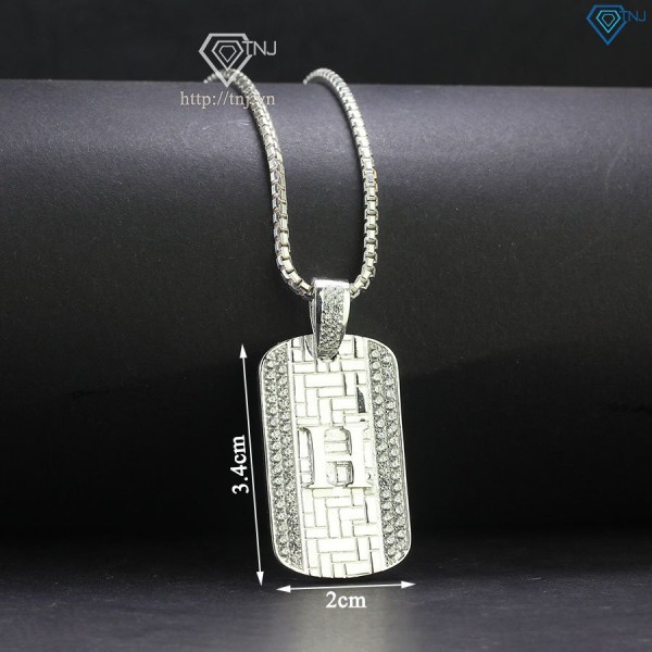 Dây chuyền Dogtag mặt chữ H DCA0131 - Trang sức TNJ