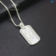 Dây chuyền Dogtag mặt chữ H DCA0131 - Trang sức TNJ