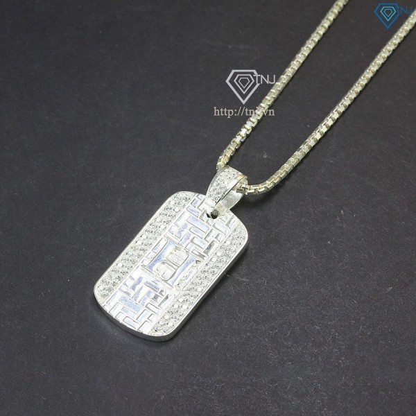 Dây chuyền Dogtag mặt chữ H DCA0131 - Trang sức TNJ