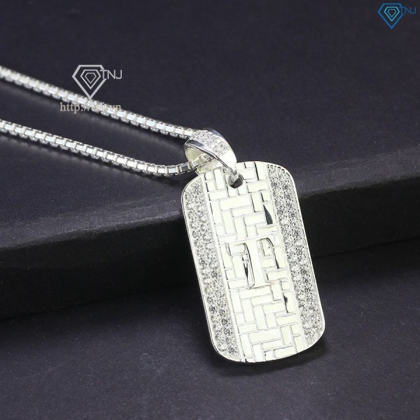 Dây chuyền Dogtag mặt chữ T DCA0131 - Trang sức TNJ