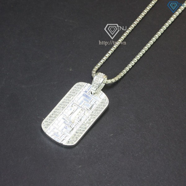 Dây chuyền Dogtag mặt chữ T DCA0131 - Trang sức TNJ