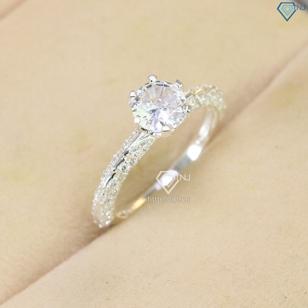 Nhẫn bạc nữ đính đá trắng đẹp NN0357 - Trang Sức TNJ