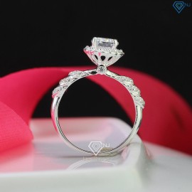 Nhẫn bạc nữ đẹp cách điệu đính đá trắng NN0431 - Trang Sức TNJ