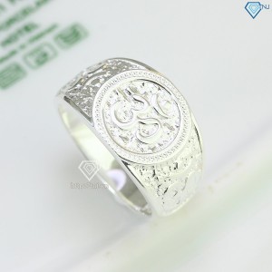 Nhẫn bạc nam chữ Om đẹp NNA0585 - Trang sức TNJ