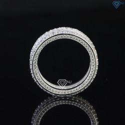 Nhẫn bạc 925 nam tròn full đính đá đẹp NNA0589 - Trang sức TNJ