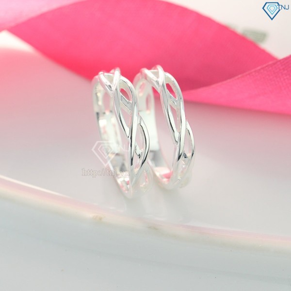 Nhẫn đôi bạc nhẫn cặp bạc đẹp vô cực ND0401 - Trang Sức TNJ