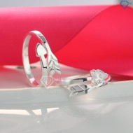 Nhẫn đôi bạc nhẫn cặp bạc đẹp hình mũi tên ND0402-Trang sức TNJ