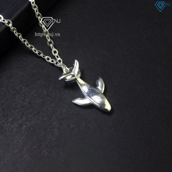Dây chuyền bạc nam mặt cá voi đẹp DCA0146 - Trang sức TNJ