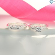 Nhẫn đôi bạc nhẫn cặp bạc đẹp cho đôi bạn thân ND0406