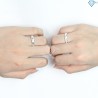 Nhẫn đôi bạc nhẫn cặp bạc đẹp ND0176 - Trang sức TNJ