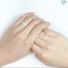 Nhẫn đôi bạc nhẫn cặp bạc đẹp ND0176 - Trang sức TNJ