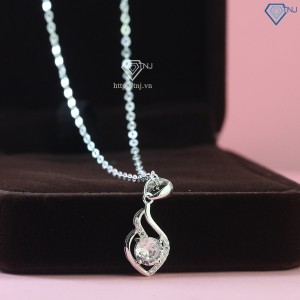 Dây chuyền bạc nữ hình trái tim đẹp DCN0736 - Trang sức TNJ