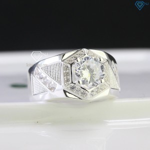 Nhẫn bạc 925 đẹp cho nam đính đá NNA0602 - Trang sức TNJ