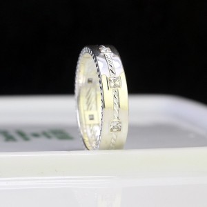 Nhẫn bạc nam đơn giản đẹp NNA0625