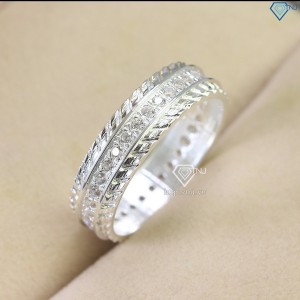 Nhẫn bạc nam 925 dạng tròn đẹp NNA0639 - Trang sức TNJ