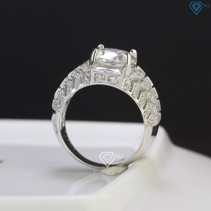 Nhẫn nam đính kim cương Moissanite 10mm 161 giác cắt NNAM0135