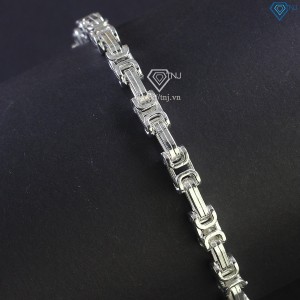 Lắc tay bạc nam mắt xích cao cấp 5mm LTA0152