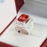 Nhẫn bạc nam mặt đá đỏ hình hổ sang trọng NNA0105 - Trang Sức TNJ