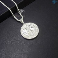 Dây chuyền bạc nam cung hoàng đạo Song Tử DCA0155