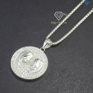 Dây chuyền bạc nam cung hoàng đạo Song Tử DCA0155