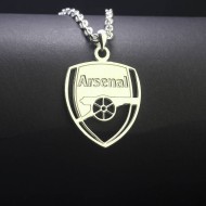 Dây chuyền bạc nam mặt logo Arsenal DCA0159