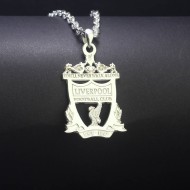 Dây chuyền bạc nam mặt logo Liverpool DCA0160