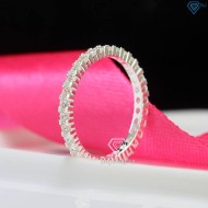 Nhẫn bạc nữ tròn đính full đá đeo ngón trỏ NN0450 - Trang Sức TNJ