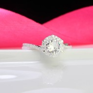 Nhẫn bạc nữ cao cấp đính đá NN0456