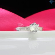 Nhẫn bạc nữ đính đá đơn giản NN0467 - Trang Sức TNJ