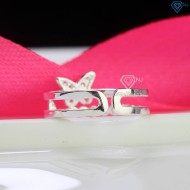 Nhẫn bạc nữ hình con bướm đính đá NN0474