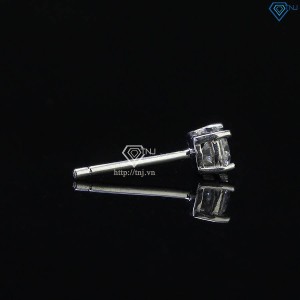 Bông tai nụ nam đính kim cương Moissanite 4mm BTAM0024- Trang Sức TNJ