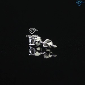 Bông tai nụ nam đính kim cương Moissanite 4mm BTAM0026 - Trang Sức TNJ