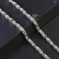 Dây chuyền bạc nam đốt trúc vuông DCK0120 - Trang Sức TNJ