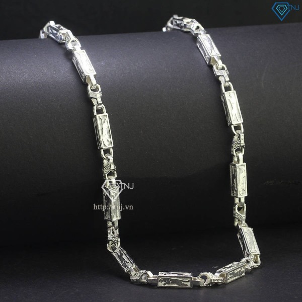 Dây chuyền bạc nam hoạ tiết con báo DCK0131 - Trang Sức TNJ